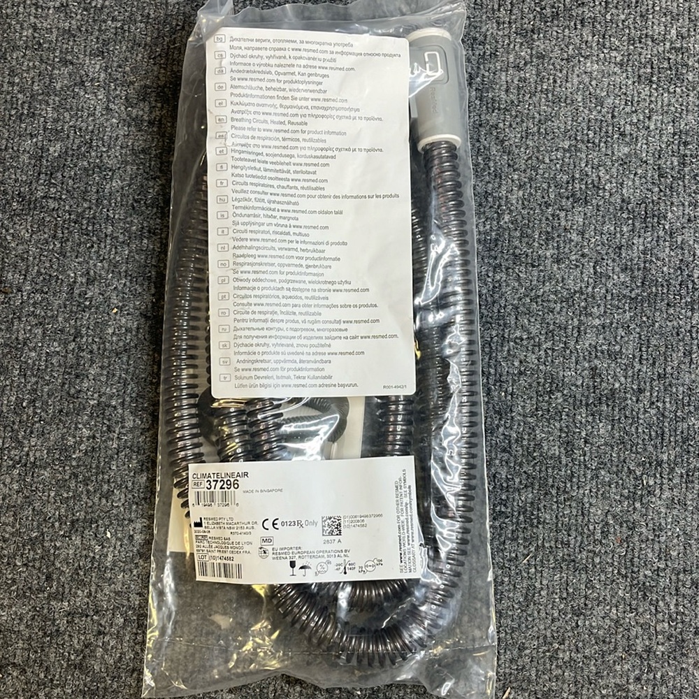 ResMed ClimateLineAir Heated Hose Tubing 37296 New Sealed Climate Line Air
